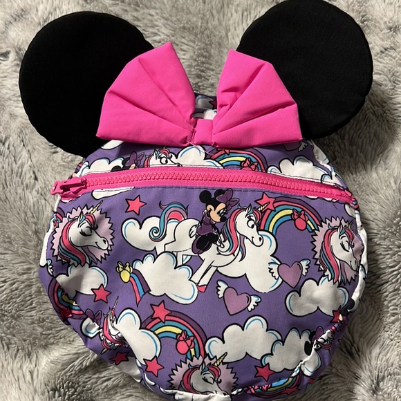 Minnie Mouse unicorn packable raincoat - Picture 4 of 5